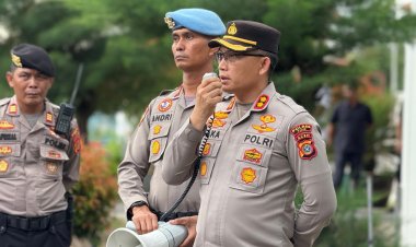 Kapolres Pidie Apresiasi Aksi Damai Aliansi Mahasiswa dan Masyarakat