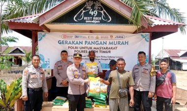 Polsek di Jajaran Polres Aceh Timur Gelar GPM Dengan Menjual Beras SPHP Kepada Masyarakat