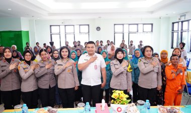 Polwan Polda Metro Jaya Gelar Bakti Kesehatan dan Kunjungi Korban Penyiraman Air Keras