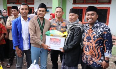 Cinta Polri untuk Santri: Polres Aceh Tengah Bersama Mahasiswa Bagikan Sembako dan Tali Asih Penuh Keberkahan