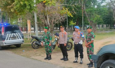 TNI-Polri Kompak Gelar Patroli Gabungan di Muara Satu, Pastikan Wilayah Kondusif
