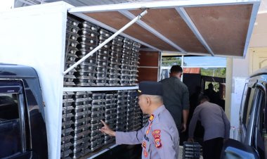 Polres Aceh Tengah Kawal Penyaluran Makan Bergizi Gratis ke Sekolah-sekolah di Bebesen