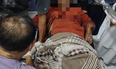 Laka Lantas di Pematang Pauh Kabupaten Tanjab Barat Bus dan Innova Bertabrakan, Enam Orang Luka