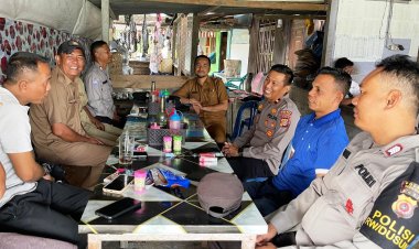 Kapolsek Simpang Jernih Ngopi Bareng Warga, Upaya Peningkatan Kamtibmas
