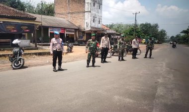 Polsek dan Koramil Way Tuba Gelar Patroli Gabungan Jaga Keamanan Wilayah
