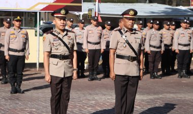 Kapolres Aceh Barat Pimpin Sertijab, Iptu Bagus Edyanthoro Jabat Kapolsek Meureubo