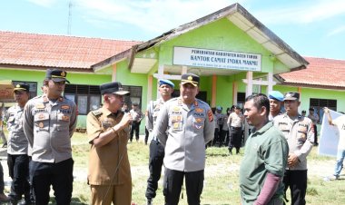 Kapolres Aceh Timur Turun Langsung Kawal Penyampaian Aspirasi Masyarakat di Kantor Camat Indra Makmur