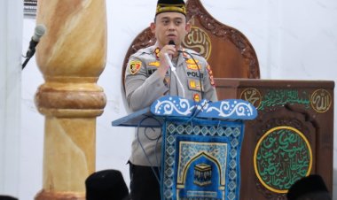 Safari Subuh Kapolres Aceh Tengah: Ajak Jamaah Tidak Mudah Terprovokasi, Waspada Hoax dan Penipuan
