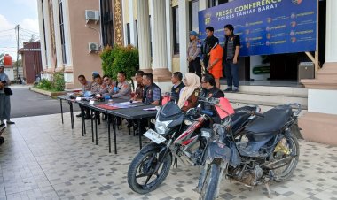 Polres Tanjab Barat Ungkap Kronologi Lengkap Pembunuhan Berencana dengan Senapan Angin