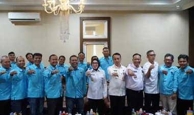 Gelar Audiensi, Bupati Way Kanan Dukung Program Kerja PWI Way Kanan