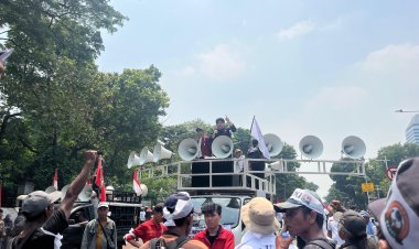 LMND dan Petani Lampung Aksi Depan Istana, Desak Hentikan Impor Tapioka, Wujudkan Land Reform.