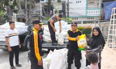 Polda Metro Jaya Gelar Gerakan Pangan Murah di Sunter Jaya Bersama Bulog dan Senkom