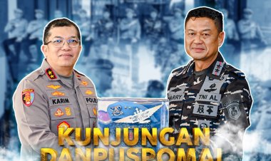 Kunjungan Danpuspomal ke Divpropam Polri, Pererat Sinergi dan Kebersamaan