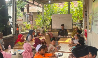 Aipda Ristomo, Anggota Brimob yang Mengabdikan Hati dengan Mendirikan TPA Gratis di Gunung Sindur