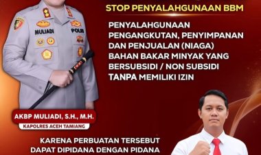 Kapolres Aceh Tamiang Imbau Masyarakat Stop Penyalahgunaan BBM Subsidi dan Non-Subsidi