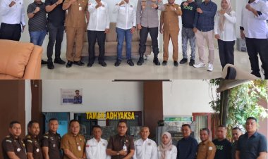 Direktur PT Atem Kunjungan Silaturahmi ke Kapolres dan Kajari