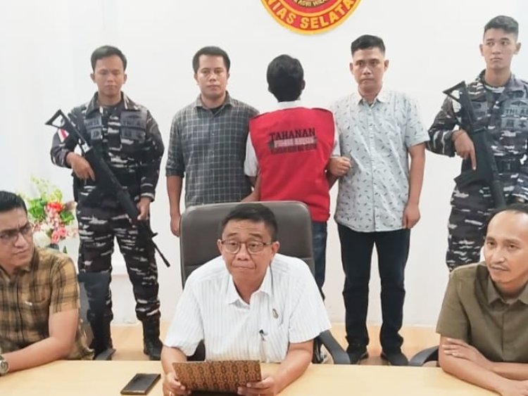 Kejari Nias Selatan Tahan Kades Hilimaenamolo atas Dugaan Tindak Pidana Korupsi Pengelolaan Keuangan DD dan ADD TA 2020-2023