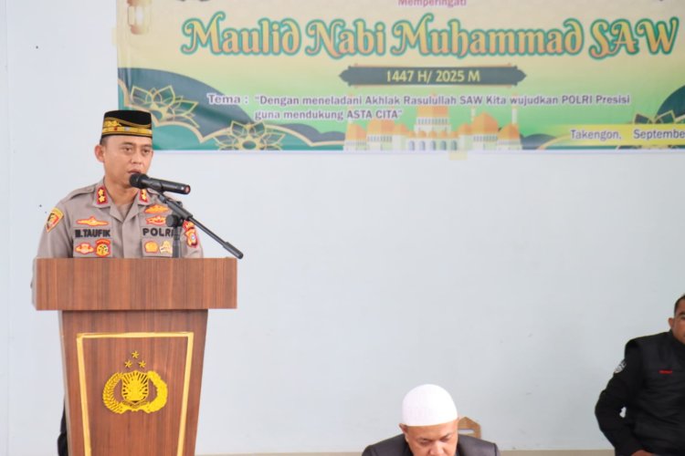 Polres Aceh Tengah Peringati Maulid Nabi, Jadikan Ajaran Rasulullah sebagai Teladan