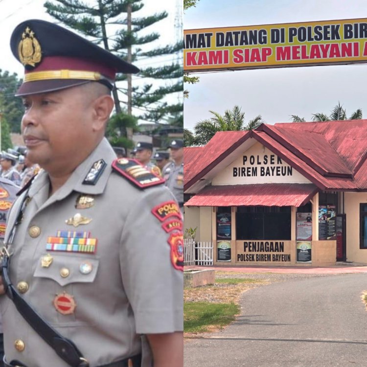 Kapolsek Birem Bayeun Asep Supriyadi, Diduga Alergi Terhadap Wartawan Tidak Mengikuti Pesan Kapolri