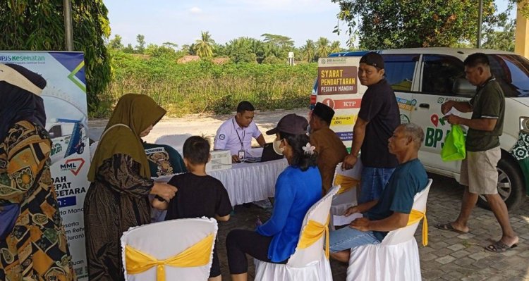 BPJS Keliling Sambangi Desa Tambah Luhur, Dekatkan Layanan JKN Ke Masyarakat