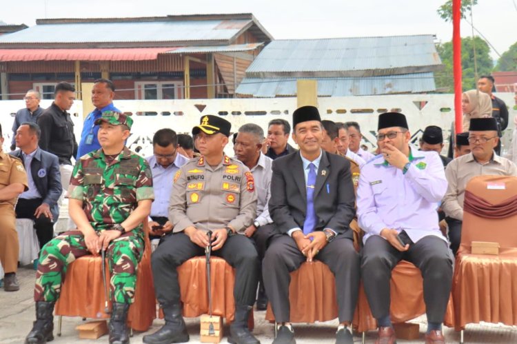 Kapolres Aceh Tengah Dampingi Gubernur Aceh dalam Kunker Penyerahan Rumah Sakit Regional Pegasing