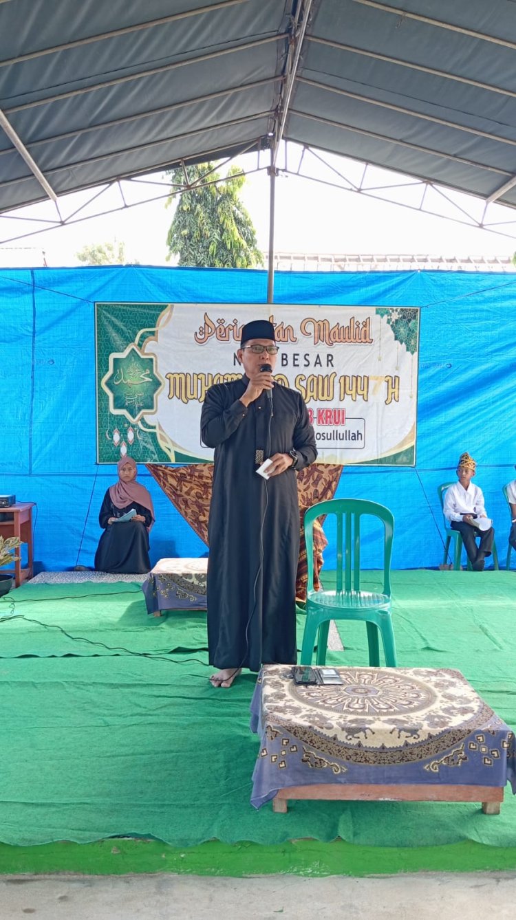Teladani Akhlak Rasulullah, SMPN 13 Krui Gelar Peringatan Maulid Nabi Muhammad SAW 1447 H*