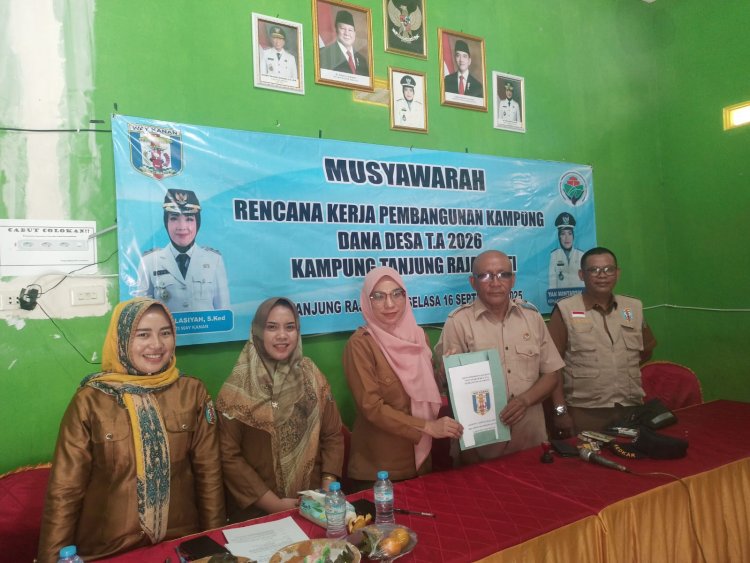 Kampung Tanjung Raja Sakti Mengadakan Musrembang Desa Penyusunan RKPD Tahun Anggaran 2026.