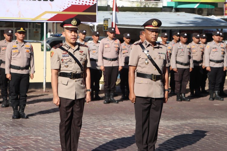 Kapolres Aceh Barat Pimpin Sertijab, Iptu Bagus Edyanthoro Jabat Kapolsek Meureubo