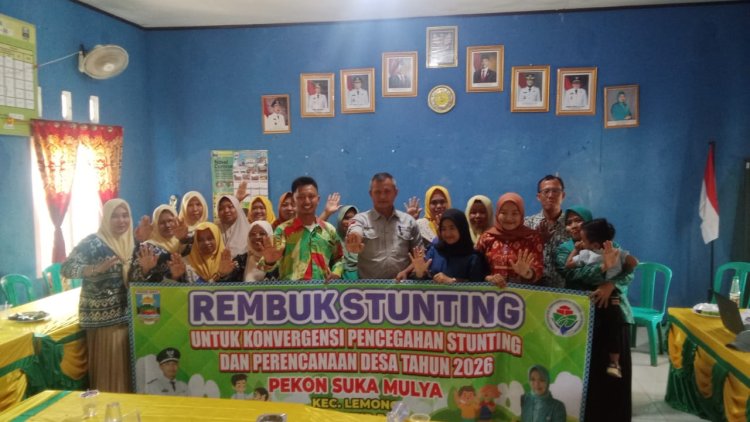 Pemerintah Pekon Suka Mulya Melaksanakan Rembug Stanting,  Kamis 25 September 2025.   