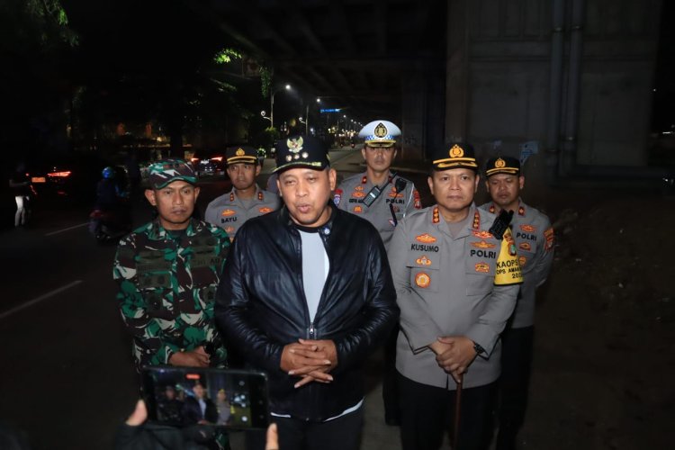 Cegah Kejahatan dan Balap Liar, Polres Metro Bekasi Kota Gelar Patroli Skala Besar Gabungan