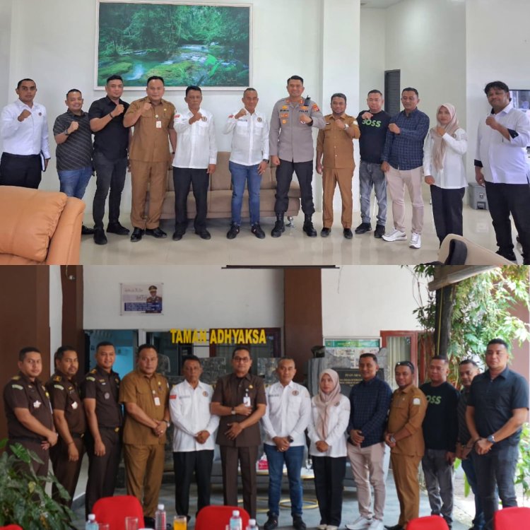 Direktur PT Atem Kunjungan Silaturahmi ke Kapolres dan Kajari