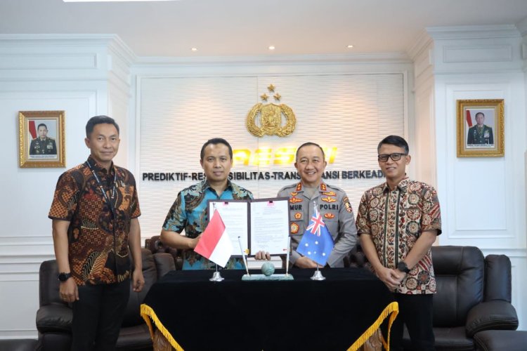 Polri dan AFP Resmikan Rencana Kerja Bersama untuk Perkuat Penanggulangan Penyelundupan Manusia