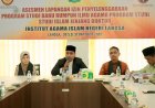 Warek I IAIN Langsa Sambut Asesor Asesmen Lapangan Izin Prodi S3 Pascasarjana IAIN Langsa