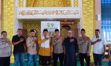 Polda Metro Jaya Gelar Program “Satu Jam Mengaji Bersama Polisi” di Masjid At Taqwa PT Taspen