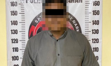 Polres Way Kanan Amankan Pemuda Diduga Penyalahgunaan Narkotika Jenis Sabu di Gisting Jaya