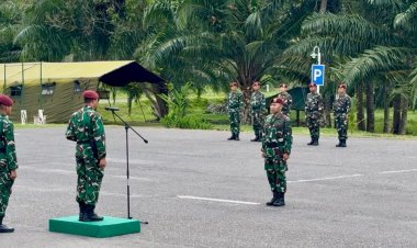 Danlanudad Pimpin Upacara Kenaikan Pangkat Perwira, Bintara, & Tamtama Lanudad Gatot Soebroto Puspenerbad Periode 1-10-2025