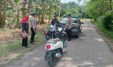 Polsek Way Tuba Lakukan Patroli KRYD Antisipasi Tindak Kriminalitas C3 di Bumi Dana