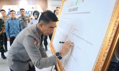Kapolda Bersama Pemangku Kepentingan di Aceh Deklarasi Green Policing