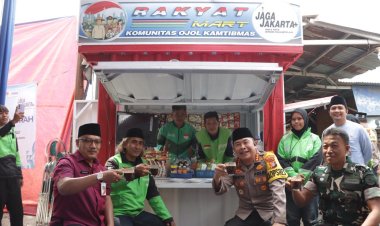 Kapolres Metro Jakarta Pusat Resmikan Gerai Rakyat Mart: "Ojol Adalah Teman Kami di Jalan, Mari Kita Jaga Jakarta Sama-sama"