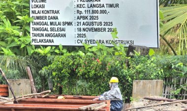 CV. Syedara Konstruksi Diduga Rehabilitasi Jembatan Sukarejo Minim Pengawasan 