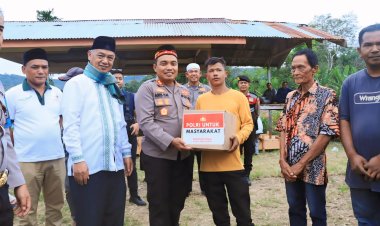 Polres Bener Meriah Gelar Ekspedisi Kamtibmas dan Salurkan Bansos Bersama Wakil Bupati