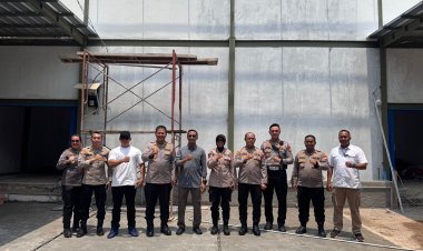 Tinjau Lokasi SPPG, Kapolres Metro Bekasi Kota dan Dirpolairud Cek Progres Pembangunan Fasilitas Gizi di Pekayon