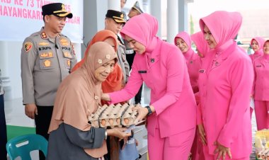Bhayangkari Peduli di HKGB ke-73, Bhayangkari Aceh Tengah Gelar Baksos Anjangsana dan Cek Kesehatan Gratis