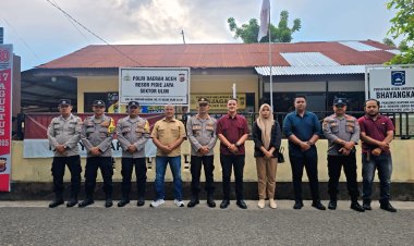 Kapolsek Ulim Sambut Baik Kunjungan Silahturahmi Media