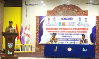 Sekda Tanjab Barat Buka Kursus Pembina Pramuka Mahir Tingkat Lanjutan: Perkuat Peran Pembina dalam Membentuk Generasi Penggalang Berkarakter