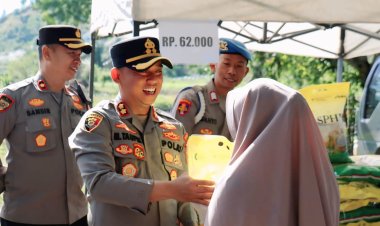 Dukung Swasembada Pangan 2025, Kapolres Aceh Tengah Tanam Jagung Serentak dan Salurkan 230 Sak Beras SPHP untuk Warga