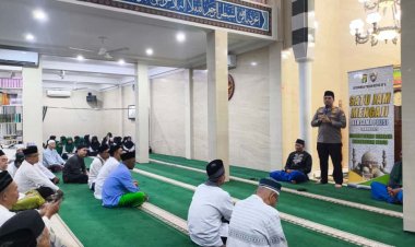 POLDA METRO JAYA GELAR PROGRAM “SATU JAM MENGAJI BERSAMA POLISI” DI MASJID DARUL KHOIR RAGUNAN