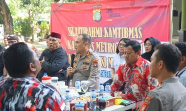 POLRES METRO BEKASI JALIN SILATURAHMI KAMTIBMAS BERSAMA ORGANISASI MASYARAKAT UNTUK PERKUAT KONDUSIFITAS WILAYAH
