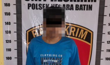 Polsek Negara Batin Amankan Diduga Pelaku Curat Kelapa Sawit di Purwa Negara