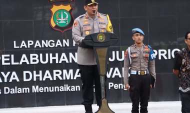 Sinergi Jaga Keamanan Pelabuhan, Polres PPriok Gelar Apel Siaga Kamtibmas Gabungan Apel Siaga Potmas, Jaga Jakarta, Amankan Pelabuhan Tanjung Priok
